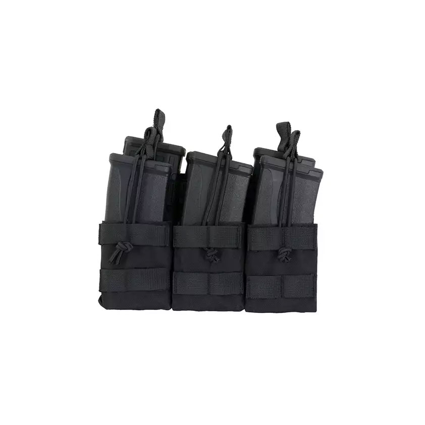 Port incarcator asalt Molle 8FIELDS Triple Stacker 5.56 Negru