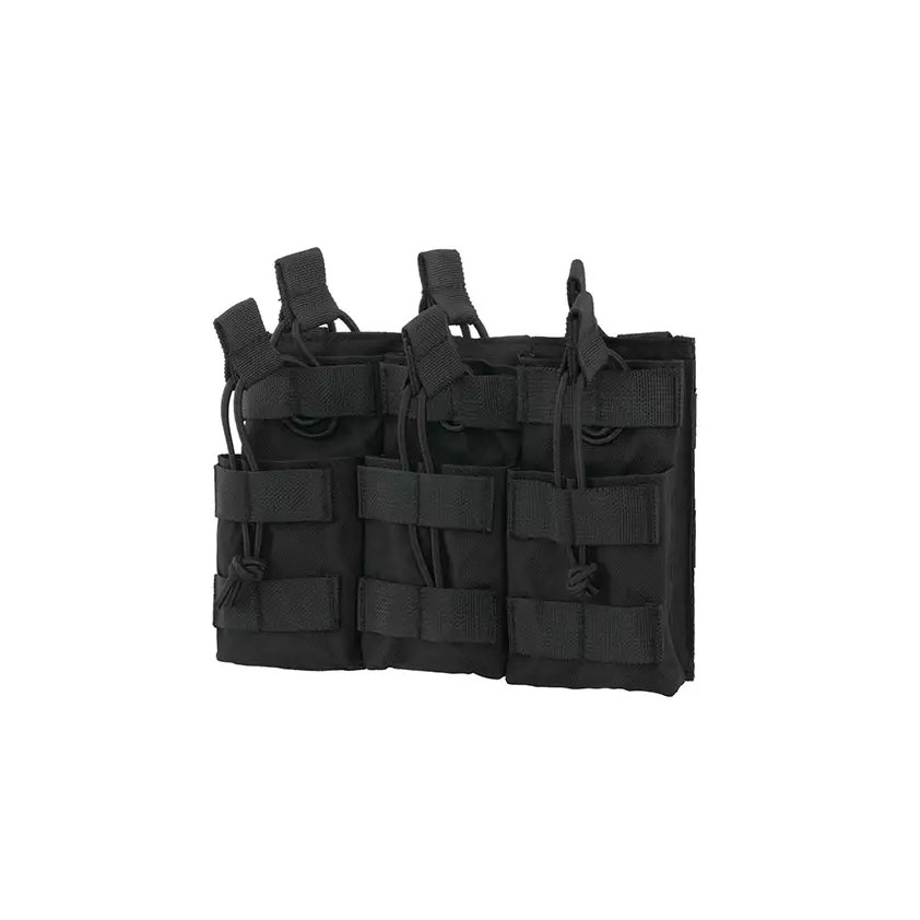 Port incarcator asalt Molle 8FIELDS Triple Stacker 5.56 Negru