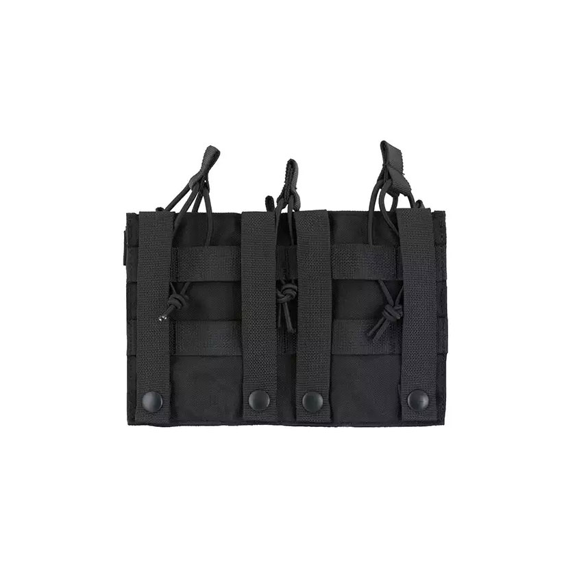Port incarcator asalt Molle 8FIELDS Triple Stacker 5.56 Negru