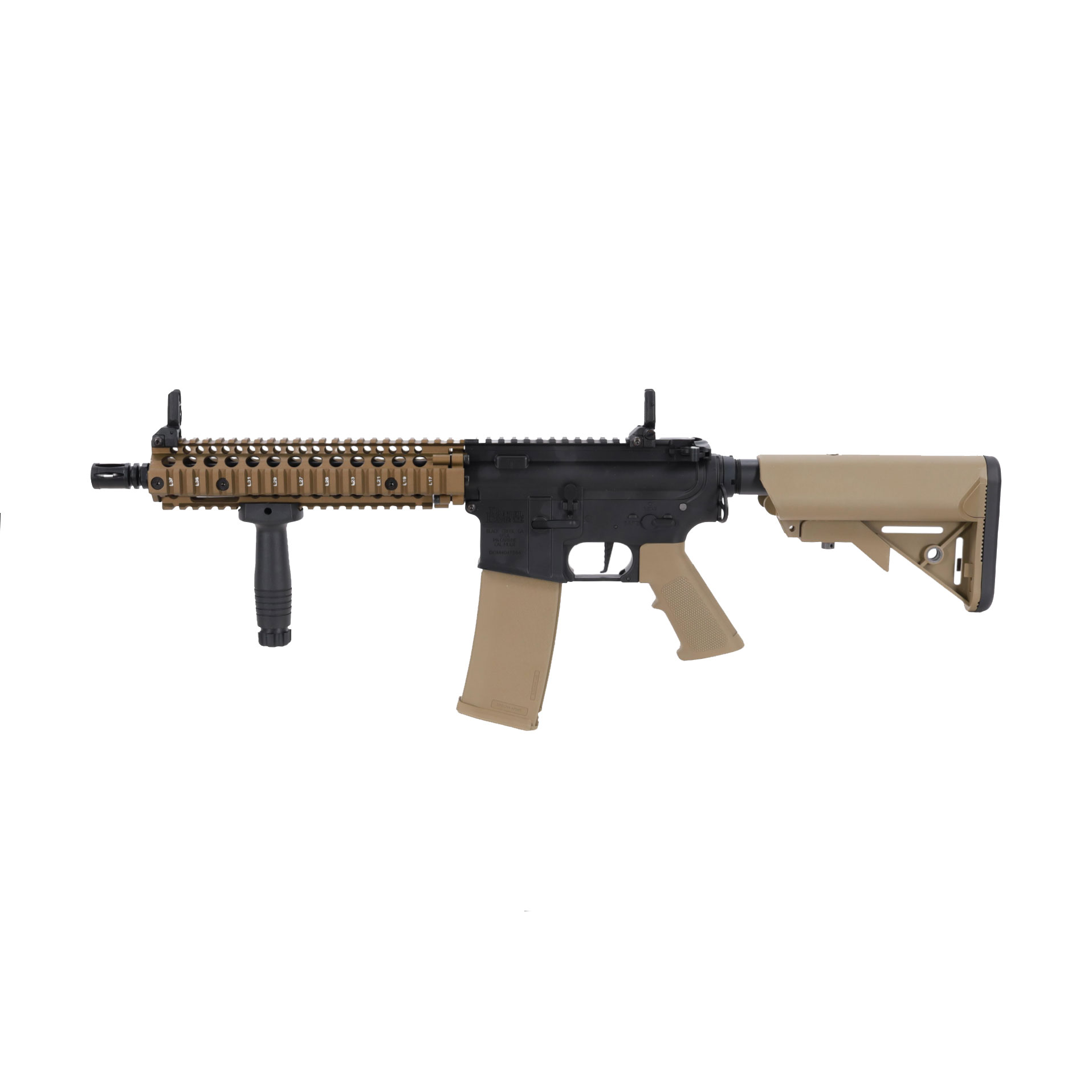 Pusca Airsoft Specna Arms Daniel Defense MK18 SA-E19 EDGE HAL 2 Mosfet Gen.2 Chaos Bronze