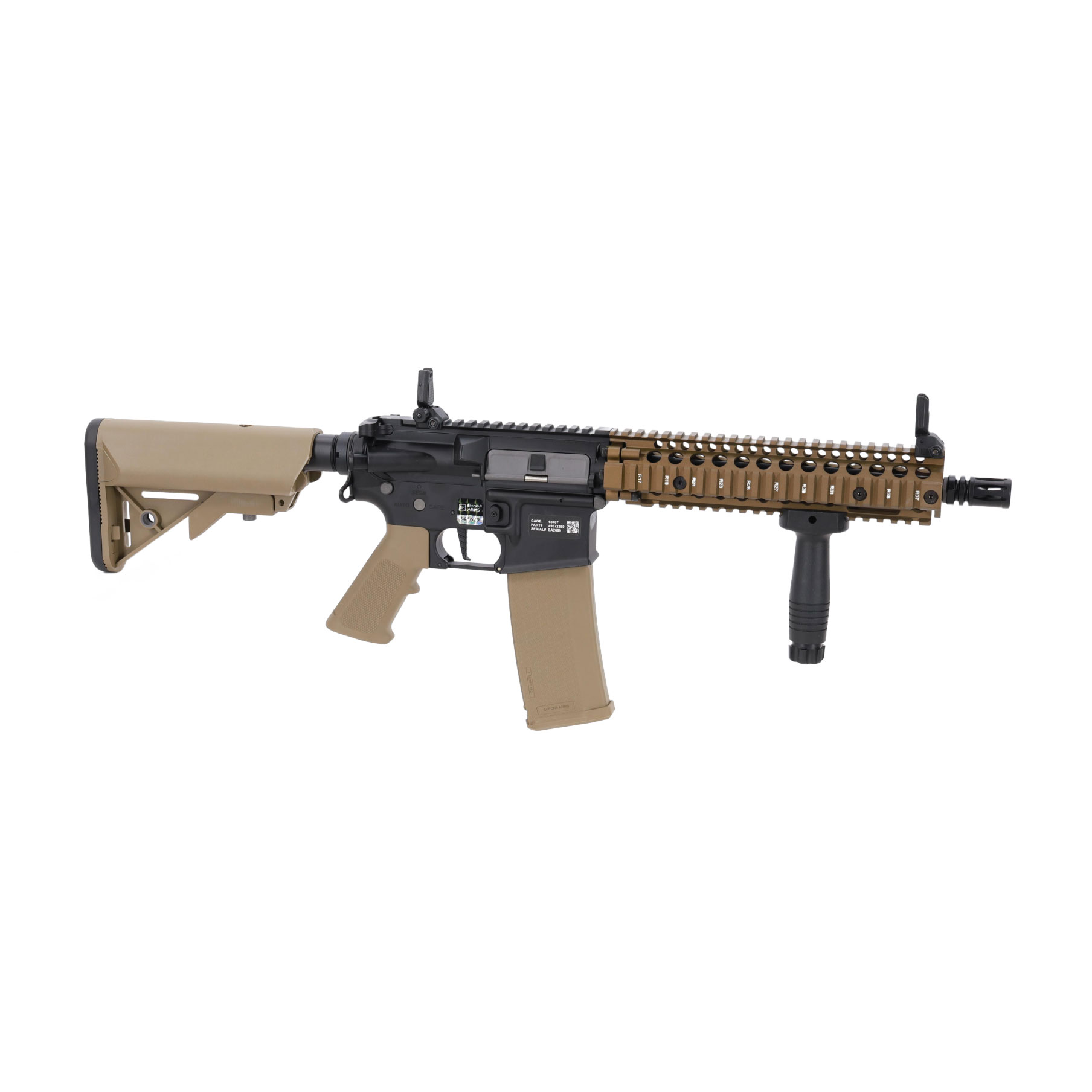 Pusca Airsoft Specna Arms Daniel Defense MK18 SA-E19 EDGE HAL 2 Mosfet Gen.2 Chaos Bronze