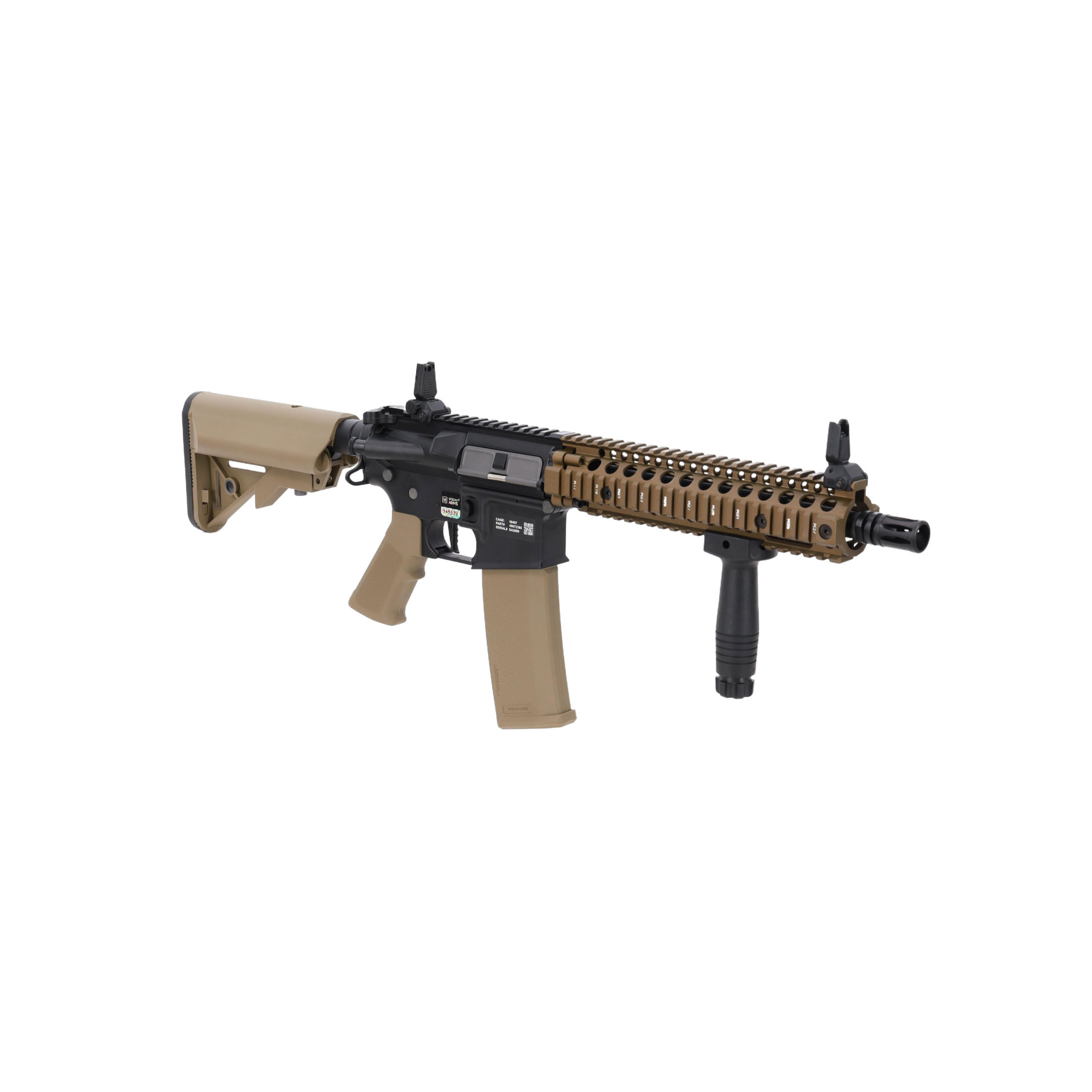 Pusca Airsoft Specna Arms Daniel Defense MK18 SA-E19 EDGE HAL 2 Mosfet Gen.2 Chaos Bronze