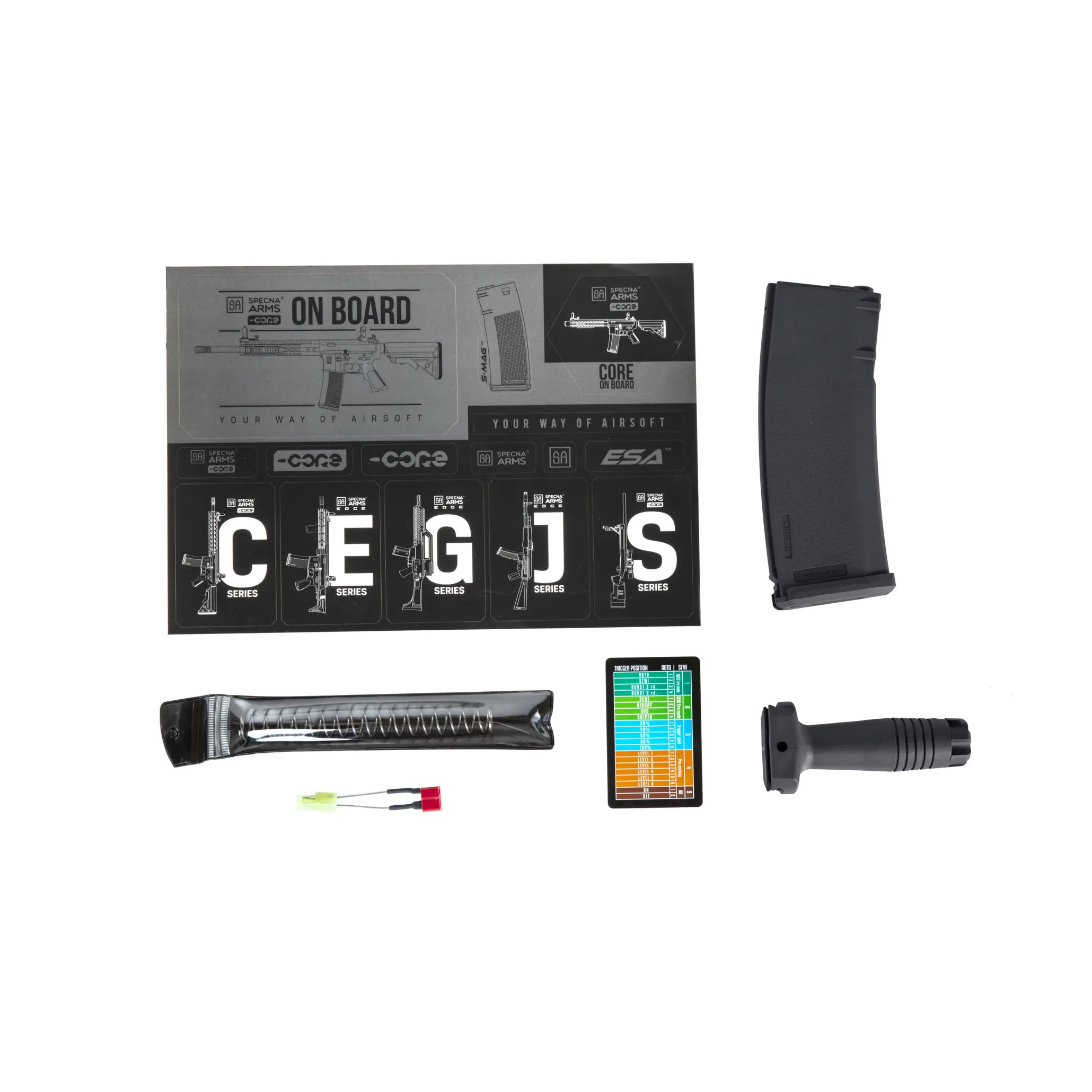 Pusca Airsoft SA-C03 CORE HAL Mosfet Negru
