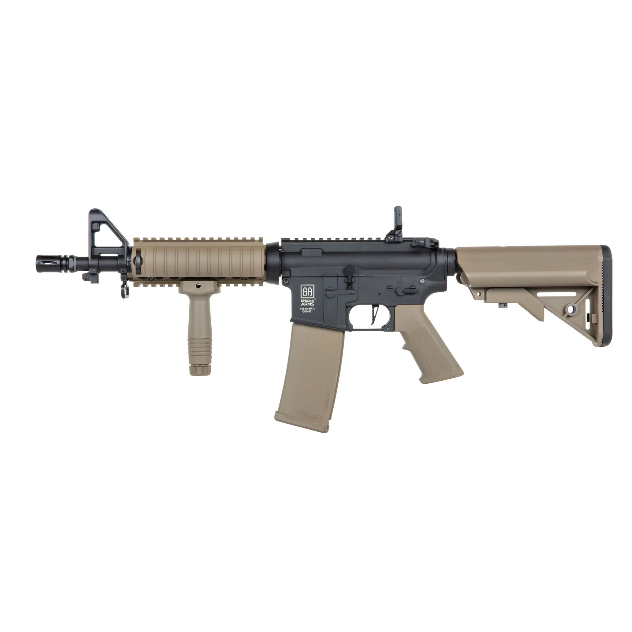 Pusca Airsoft Specna Arms SA-C04 CORE HAL Mosfet Negru Tan