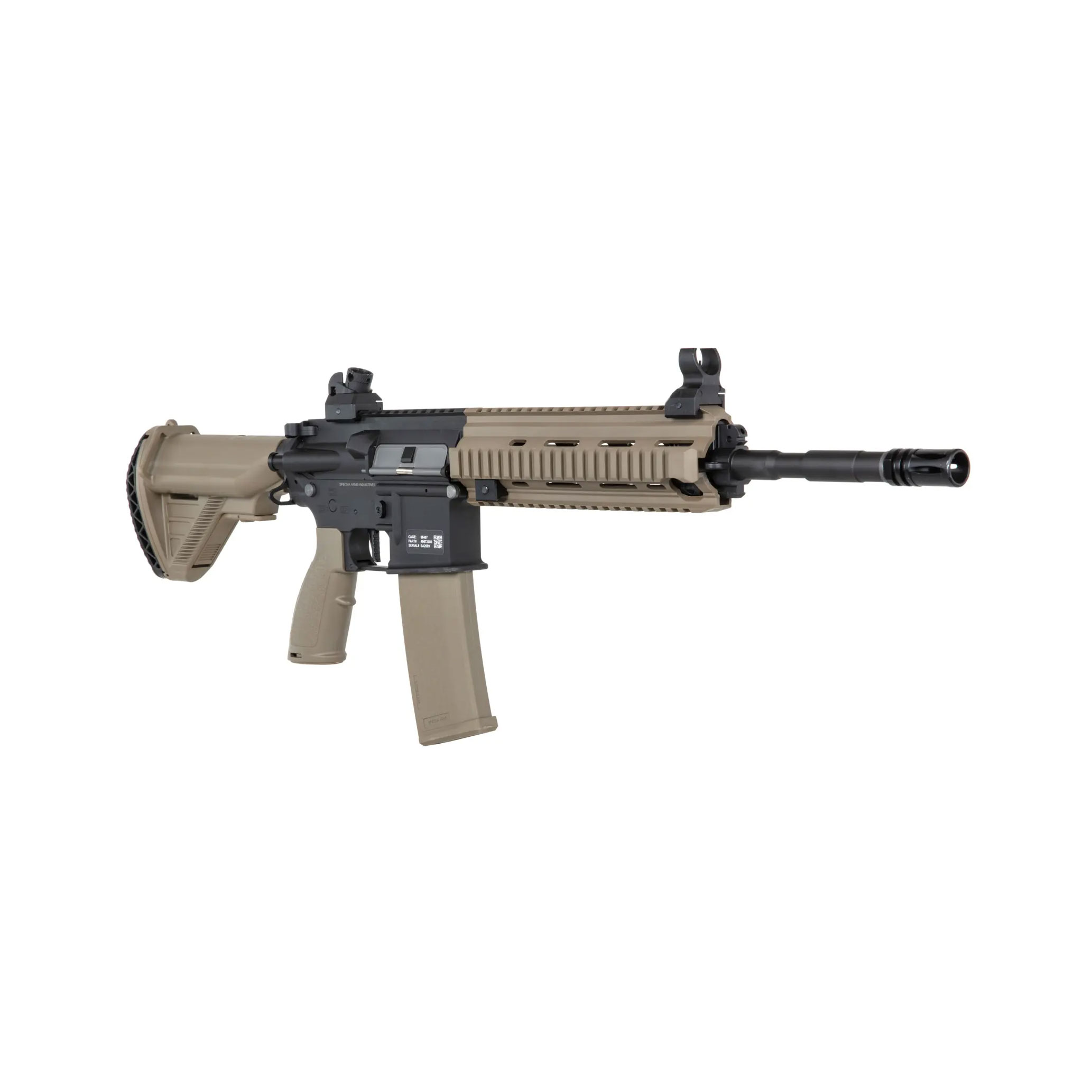 Pusca Airsoft Specna Arms SA-FH07 FLEX HAL Mosfet Gen. 2 Negru Tan