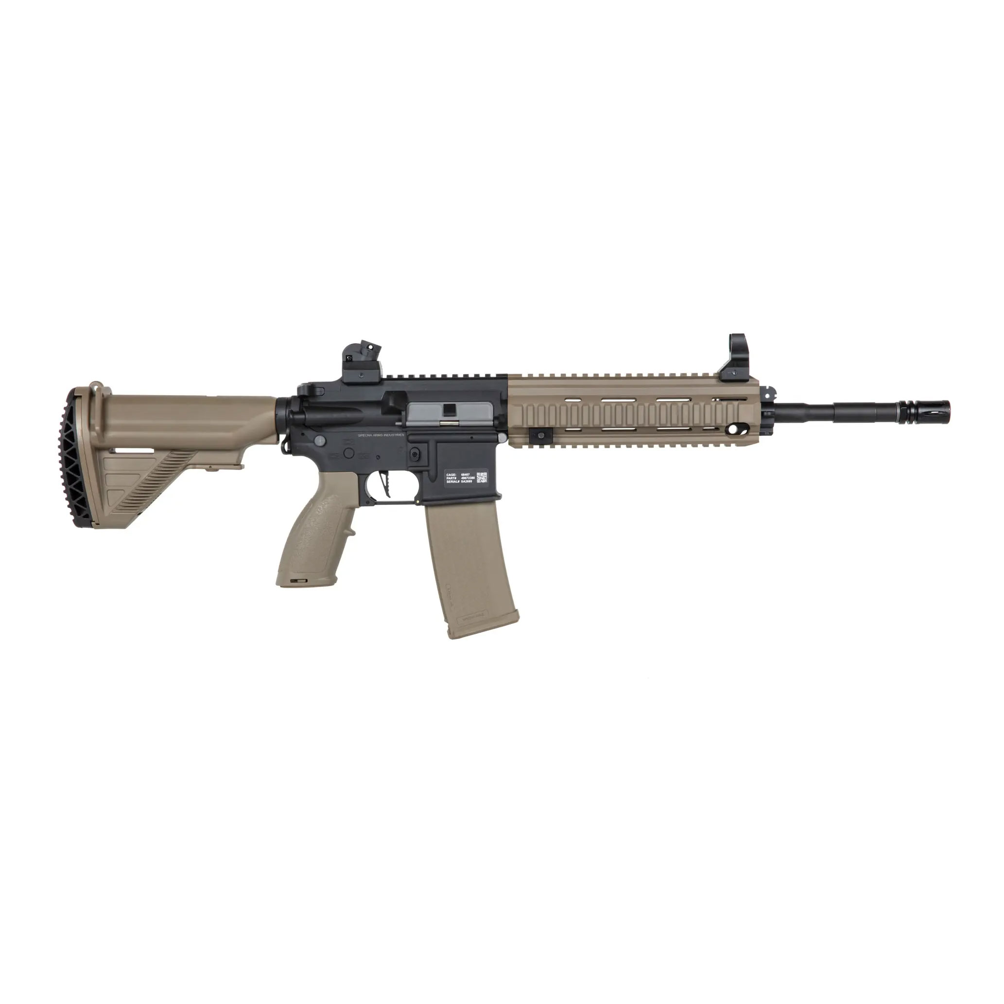 Pusca Airsoft Specna Arms SA-FH07 FLEX HAL Mosfet Gen. 2 Negru Tan