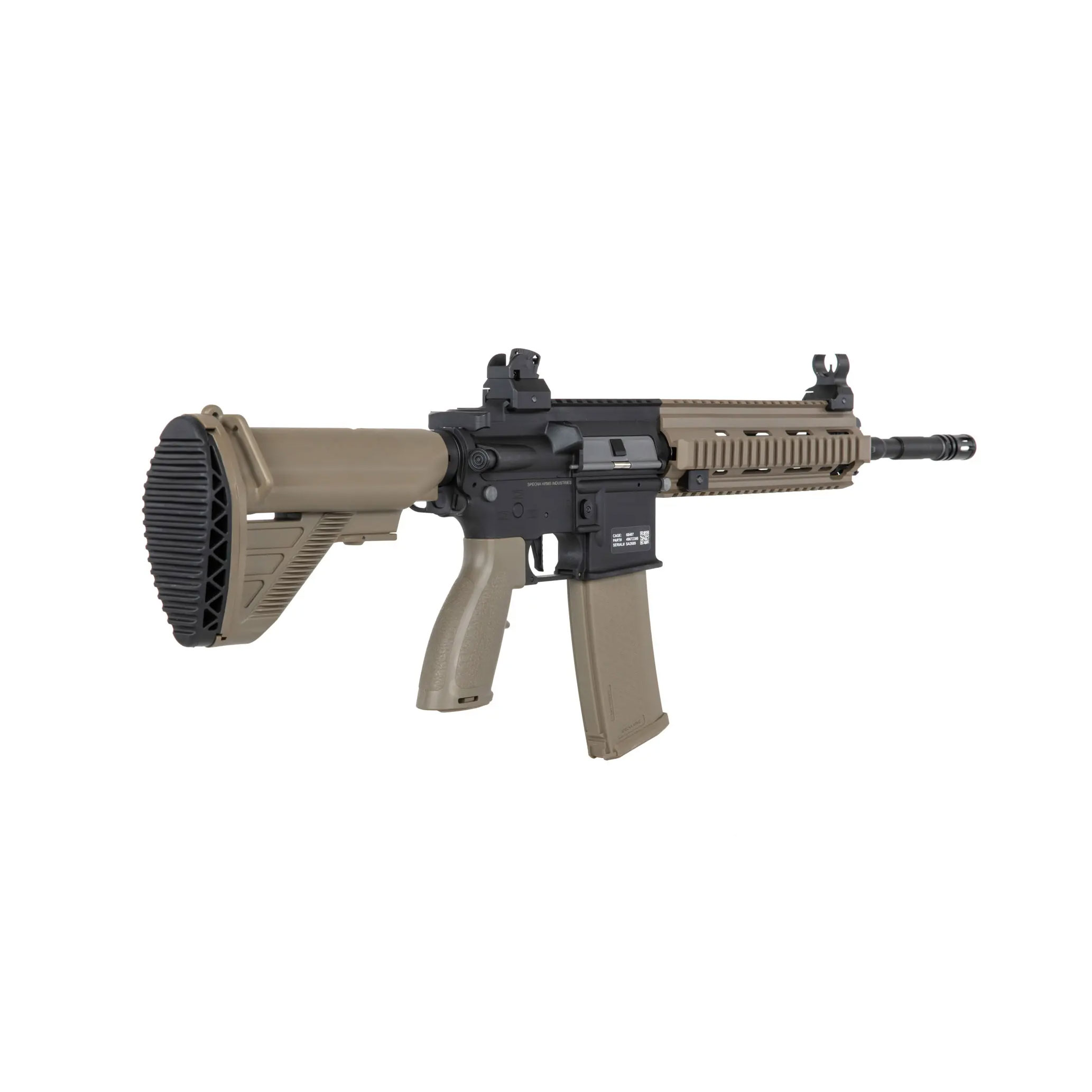 Pusca Airsoft Specna Arms SA-FH07 FLEX HAL Mosfet Gen. 2 Negru Tan