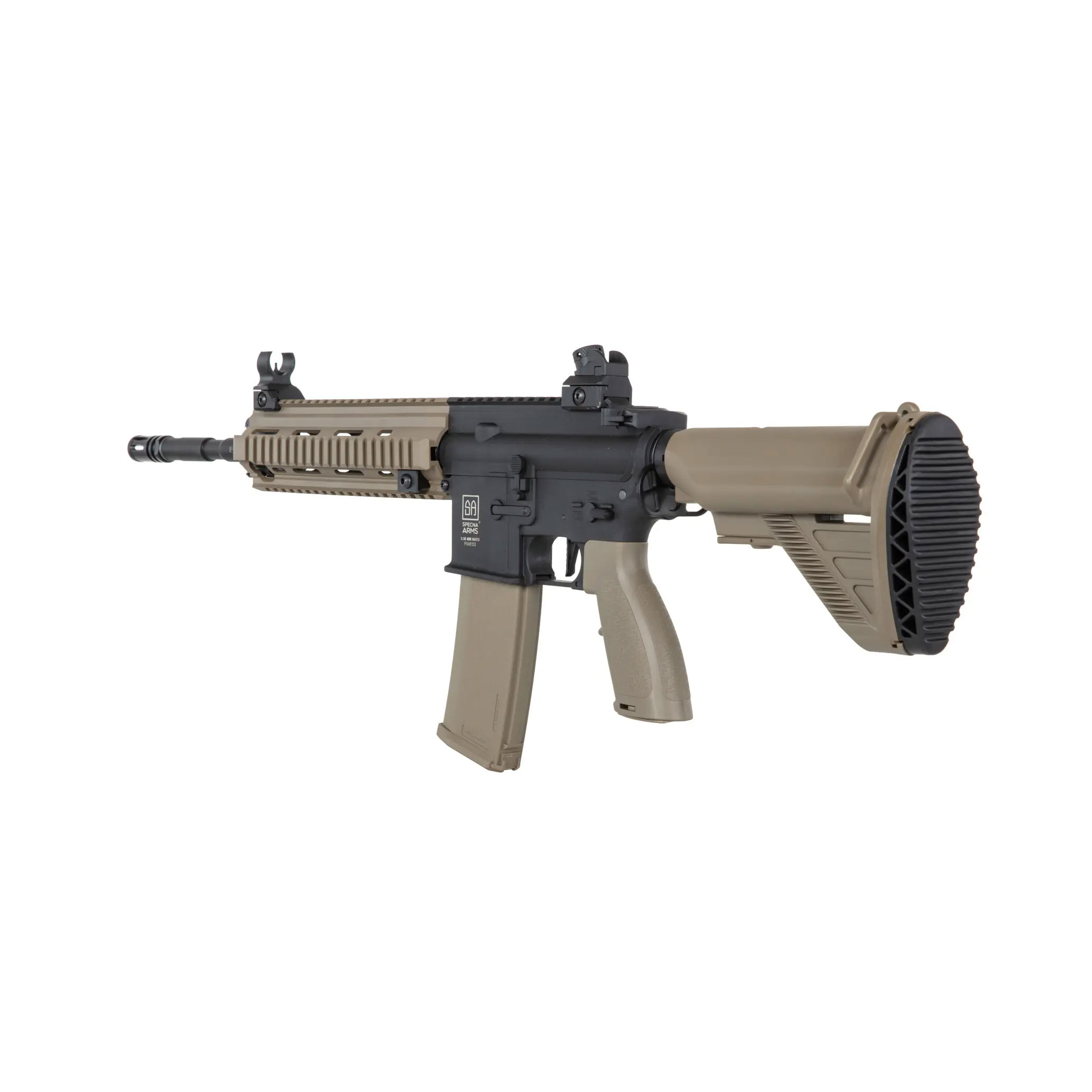 Pusca Airsoft Specna Arms SA-FH07 FLEX HAL Mosfet Gen. 2 Negru Tan