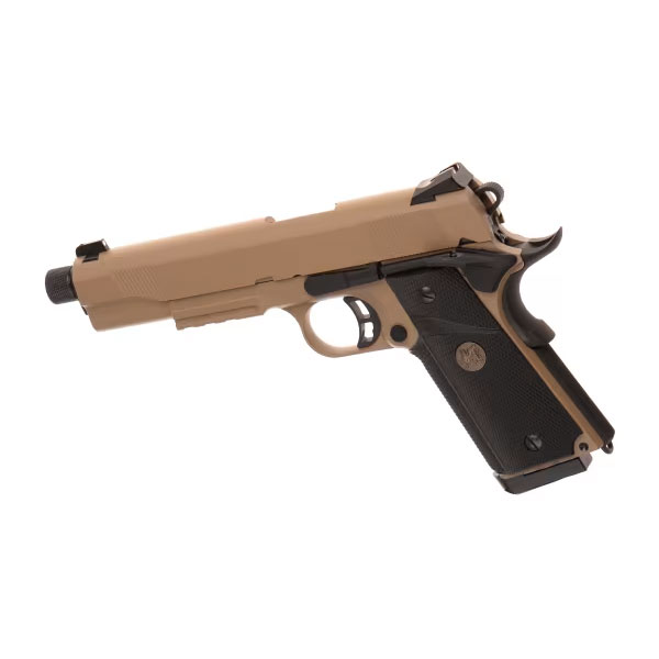 Pistol Airsoft KJW M1911 MEU Tactical GBB Tan Pistol Airsoft KJW M1911 MEU Tactical GBB Tan