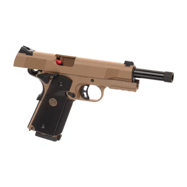 Pistol Airsoft KJW M1911 MEU Tactical GBB Tan Pistol Airsoft KJW M1911 MEU Tactical GBB Tan